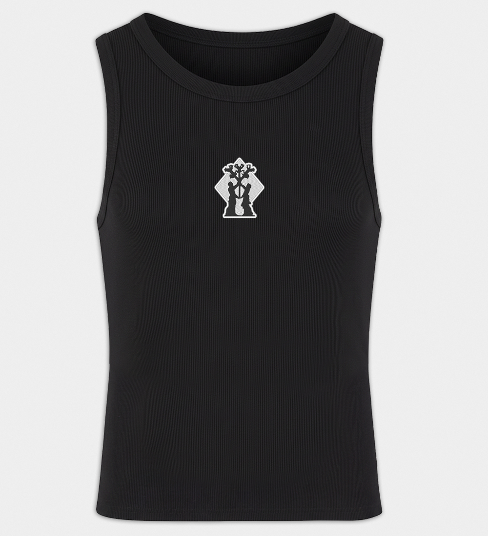 Algiz-Rune Besticktes Herren Tank-Top Algiz-Rune Besticktes Herren Tank-Top