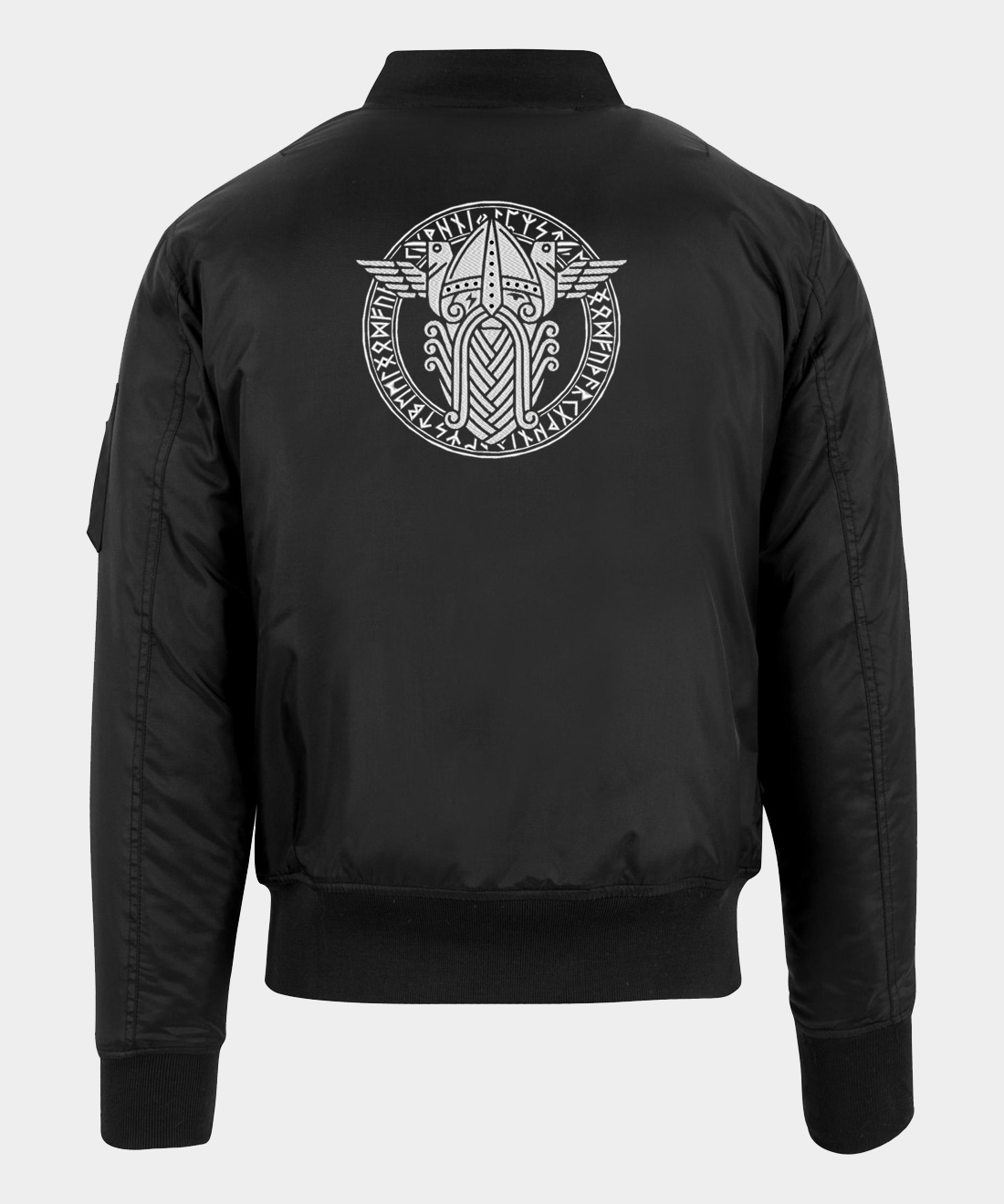 Vyšívaná bomber bunda Odin / Wotan Vyšívaná bomber bunda Odin / Wotan
