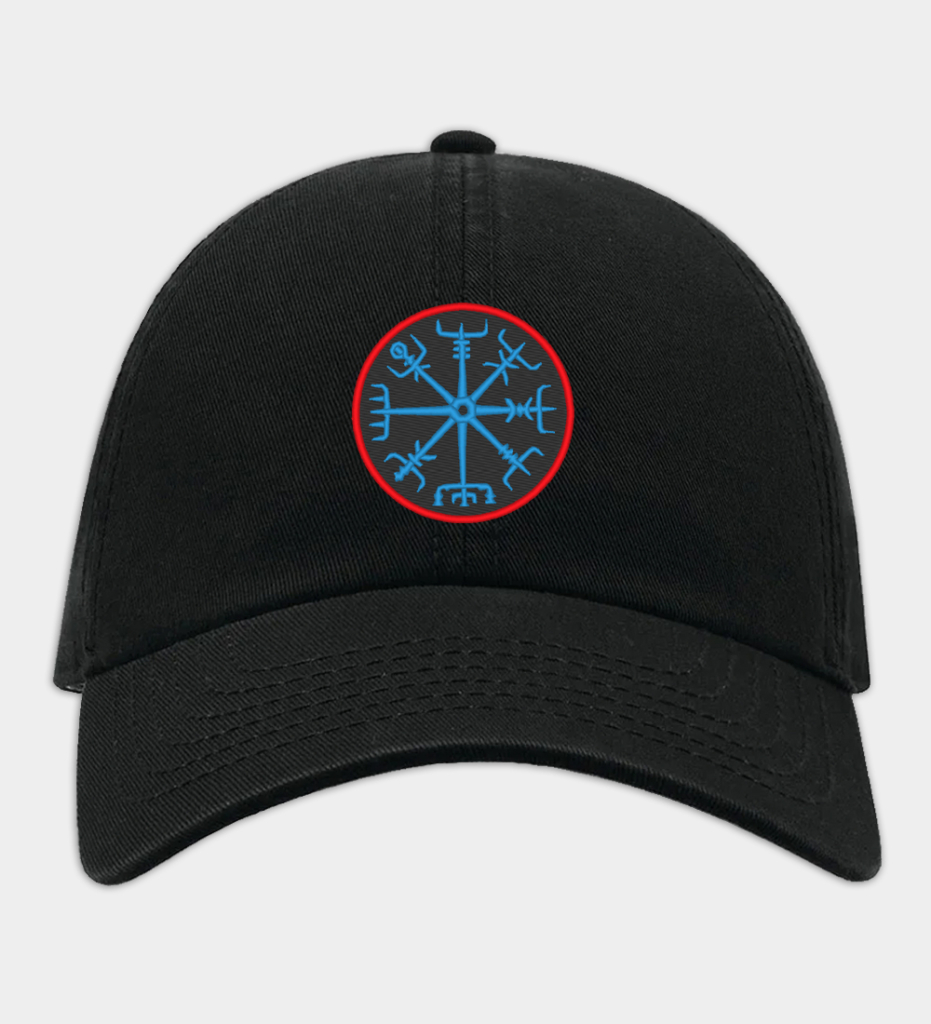 Vegvisir broderet kasket