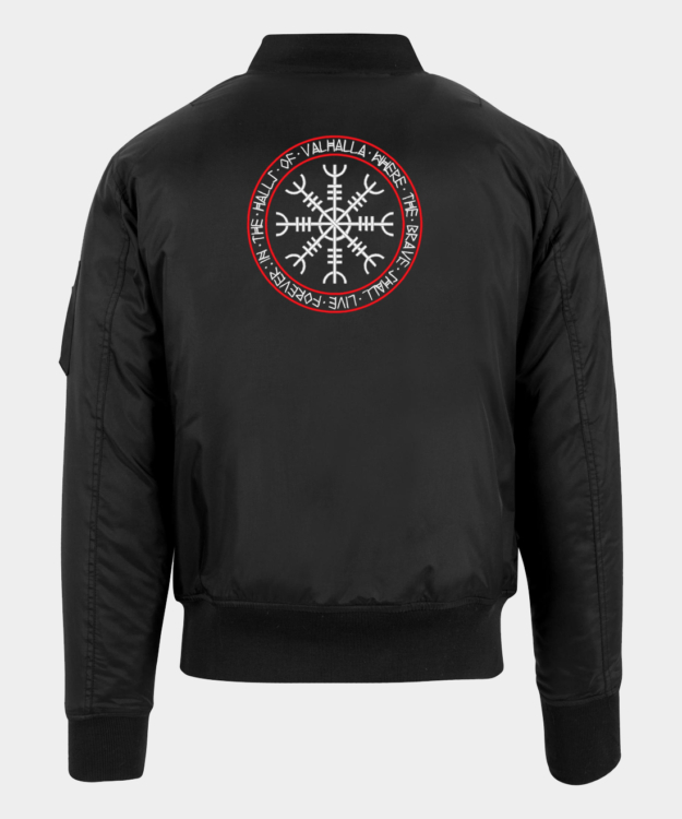 Cazadora Bomber bordada Salones de Valhalla