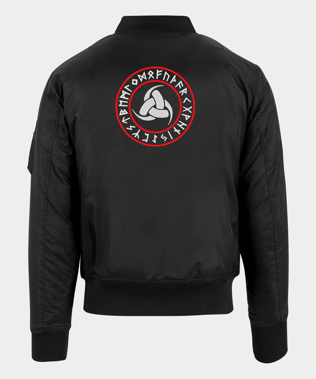 Cazadora Bomber bordada Cuernos de Odín Cazadora Bomber bordada Cuernos de Odín
