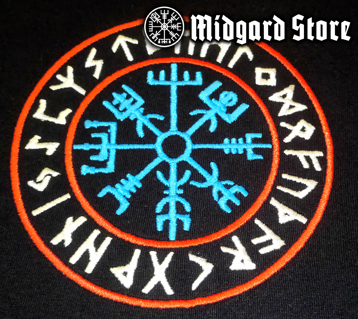 Vegvísir-kompassi – kirjontamalli