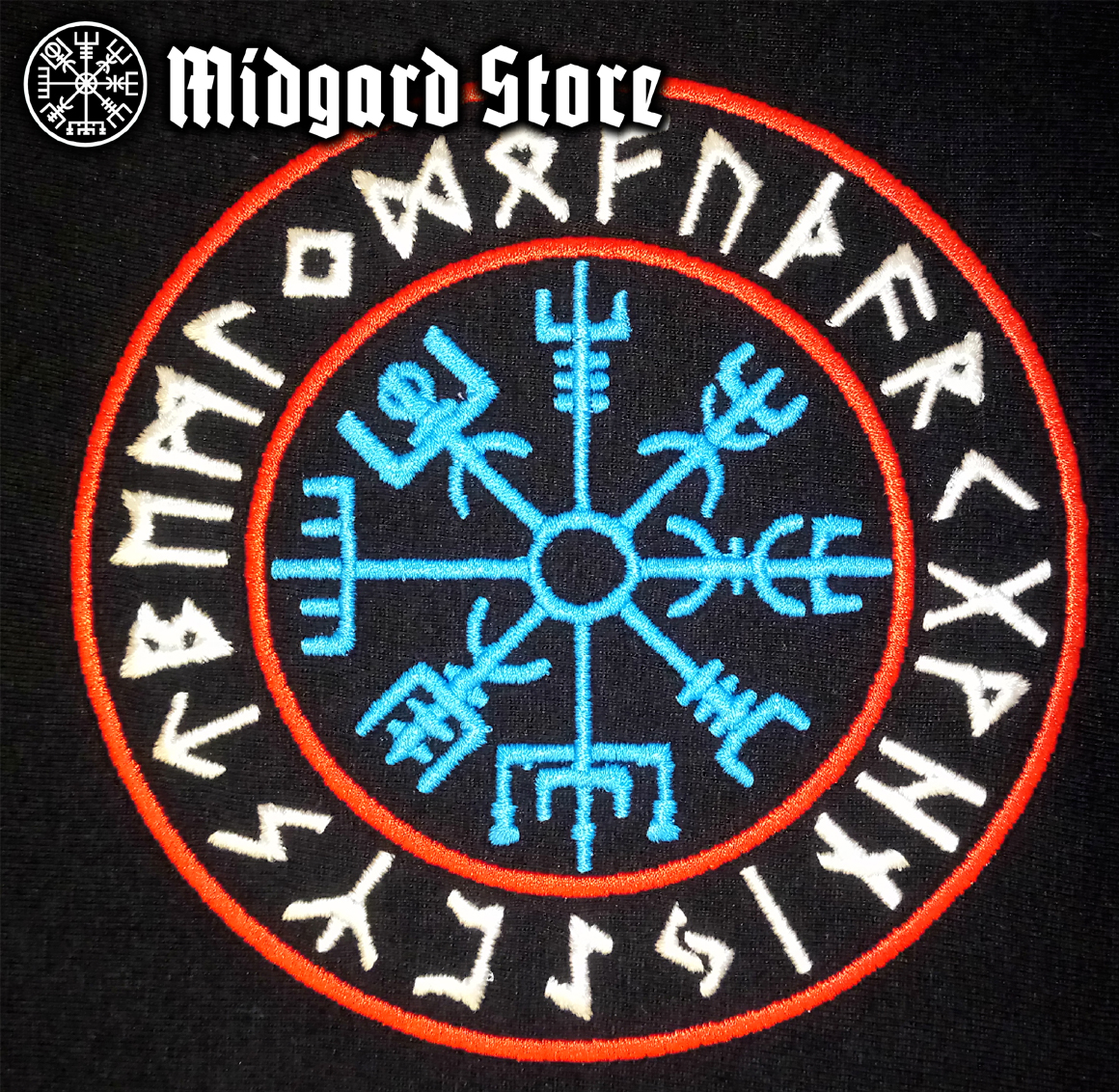 Vegvísir-kompassi – kirjontamalli