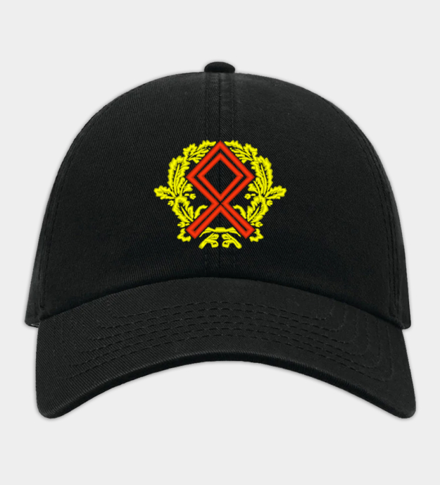 Othala brodeerattu baseball-lippis