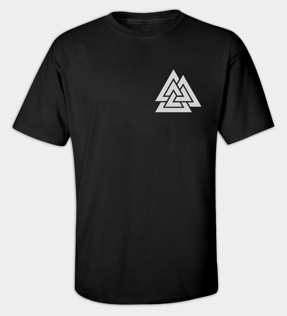 T-shirt brodé Valknut T-shirt brodé Valknut