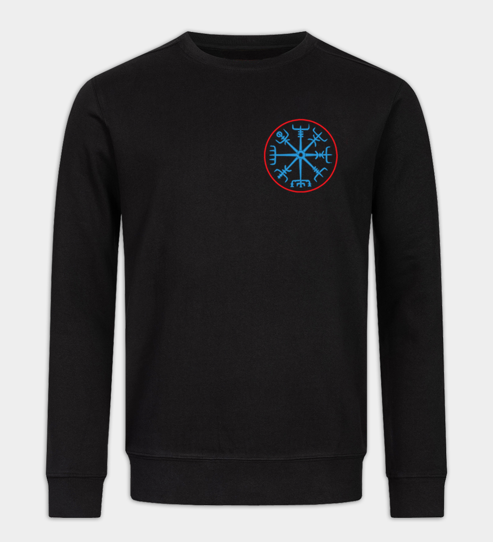 Felpa ricamata Vegvisir Felpa ricamata Vegvisir