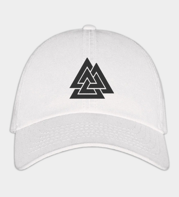 Cappellino da Baseball Ricamato Valknut