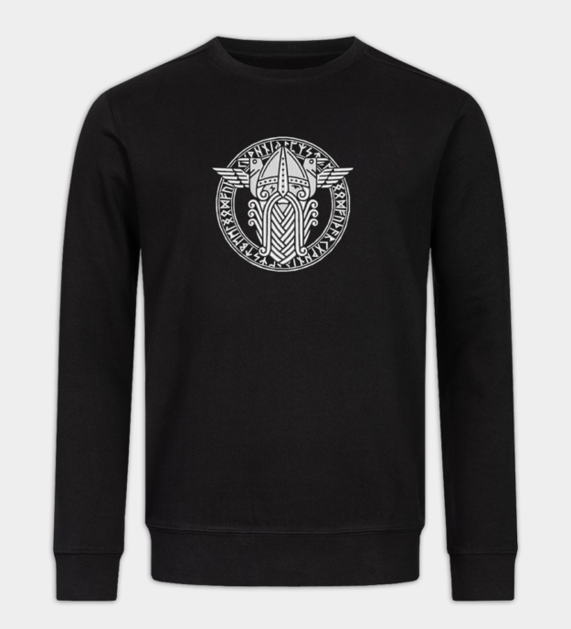 Allfather Odin / Wotan Geborduurd Sweatshirt