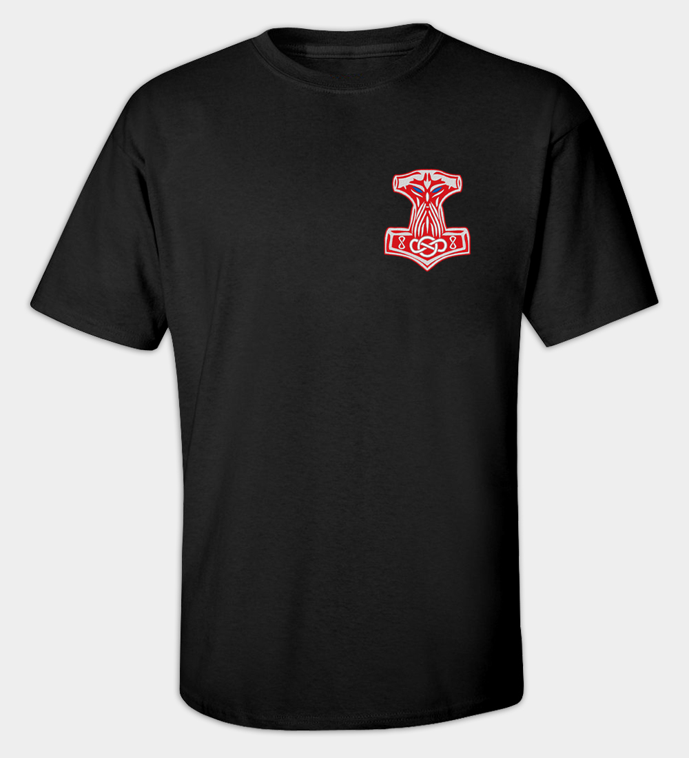 Mjölnir Geborduurd T-shirt Mjölnir Geborduurd T-shirt