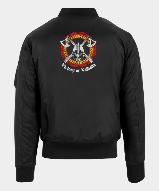 Victory or Valhalla Geborduurde Bomberjack