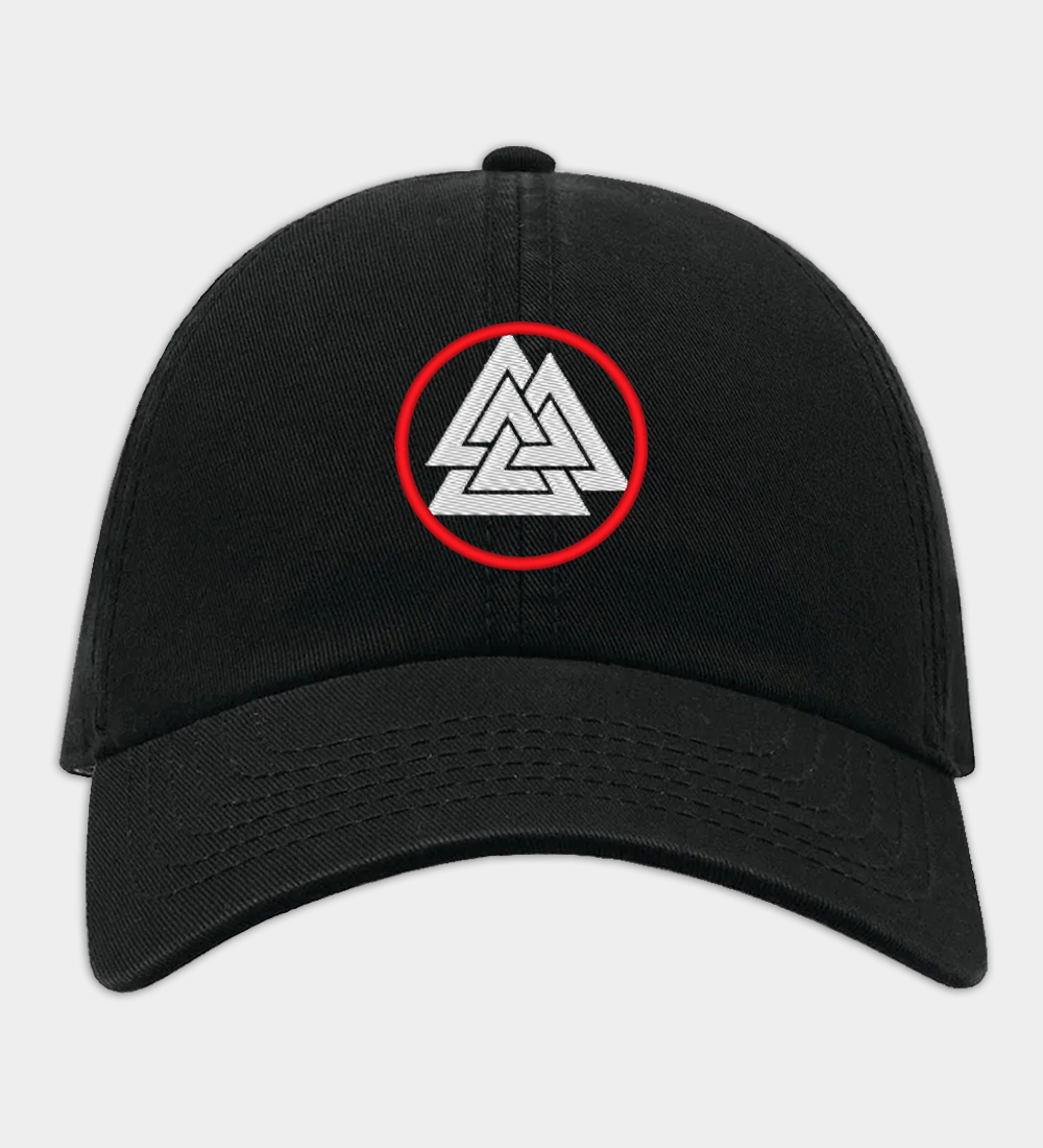 Valknut brodert caps Valknut brodert caps