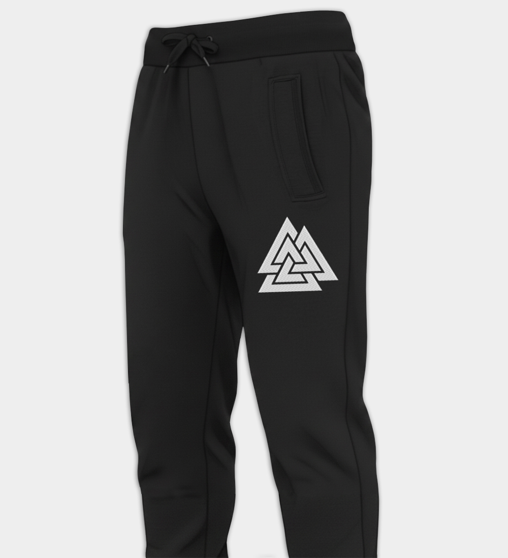 Valknut brodert joggebukse Valknut brodert joggebukse