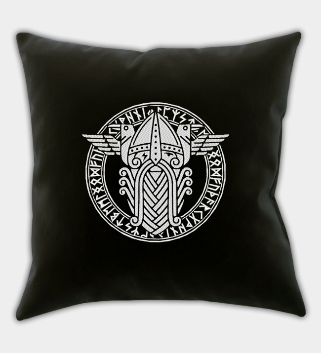 Poszewka Haftowana Odyn / Wotan