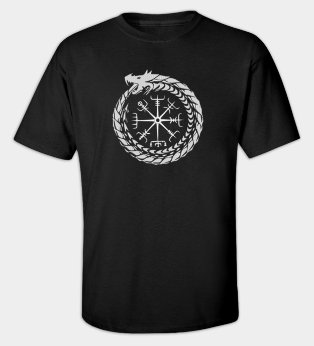Camiseta bordada Serpente de Midgard