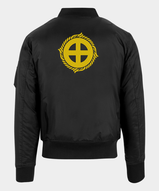 Jaqueta bomber bordada Cruz Solar