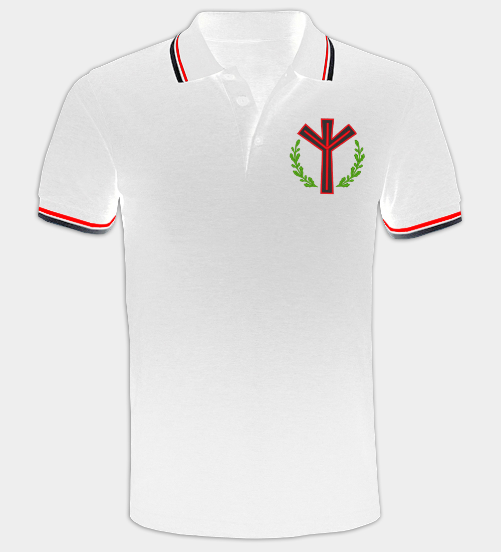 Tricou polo brodat Runa Algiz Tricou polo brodat Runa Algiz