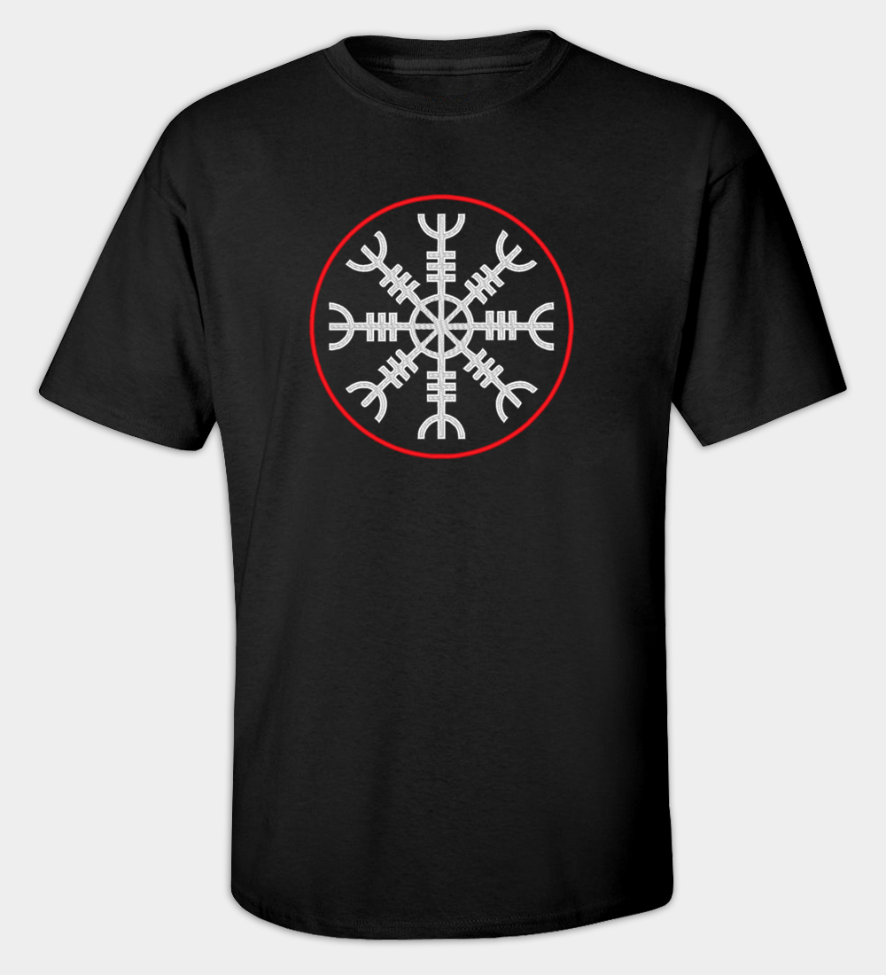 Tricou brodat Ægishjálmur Tricou brodat Ægishjálmur