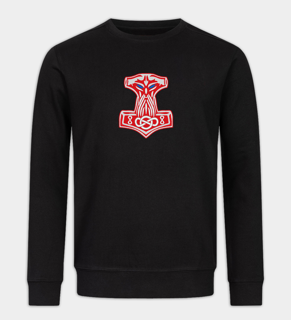 Mjölner broderad sweatshirt Mjölner broderad sweatshirt