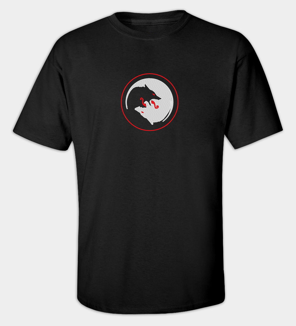 Odens vargar broderad t-shirt Odens vargar broderad t-shirt