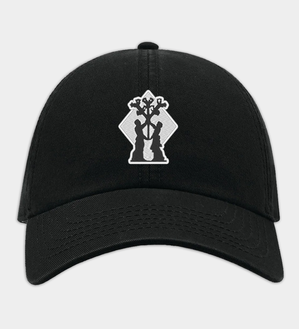 Algiz-motiv Broderad Baseballkeps Algiz-motiv Broderad Baseballkeps