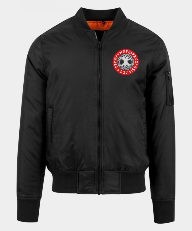 Vyšívaná bomber bunda Yggdrasil