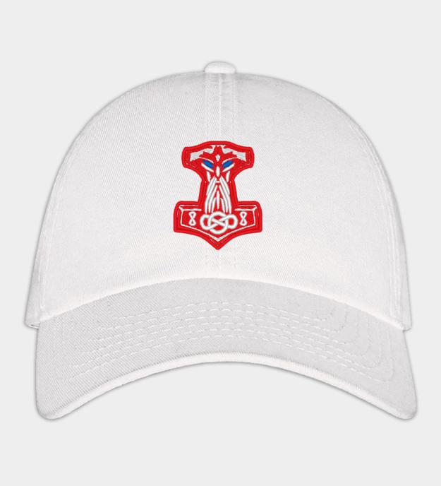 Mjolnir Emboirdered Baseball Cap
