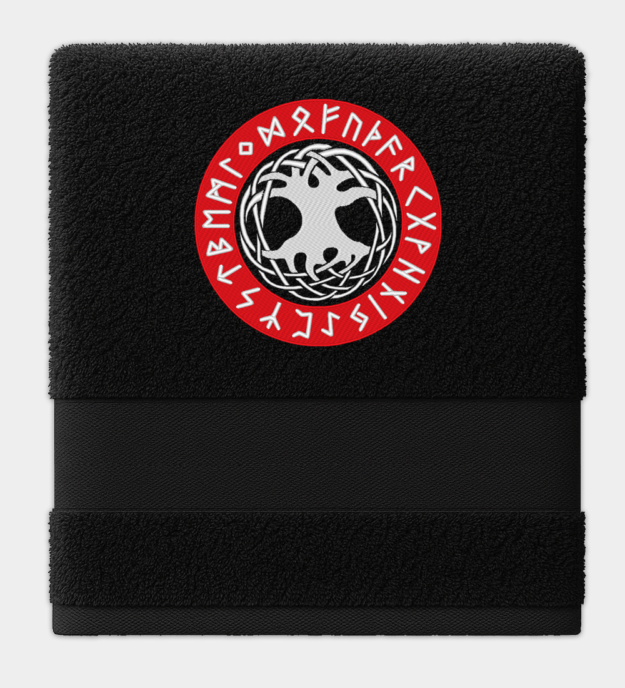 Yggdrasil Embroidered Towel