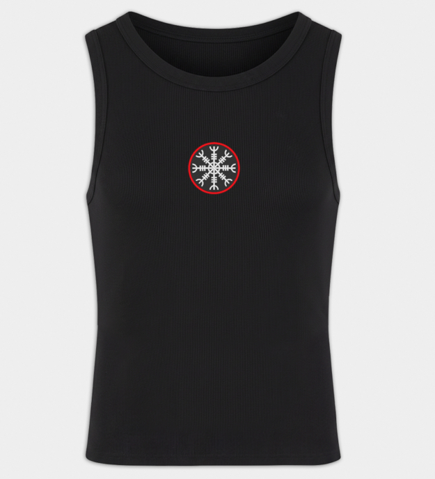 Helm of Awe Embroidered Men's Tank Top