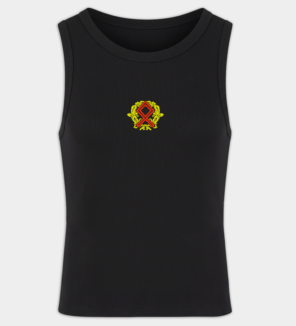 Othala Motif Embroidered Men's Tank Top Othala Motif Embroidered Men's Tank Top