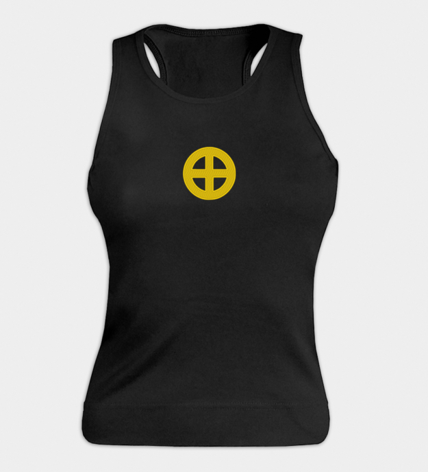 Sun Cross Embroidered Women's Tank Top