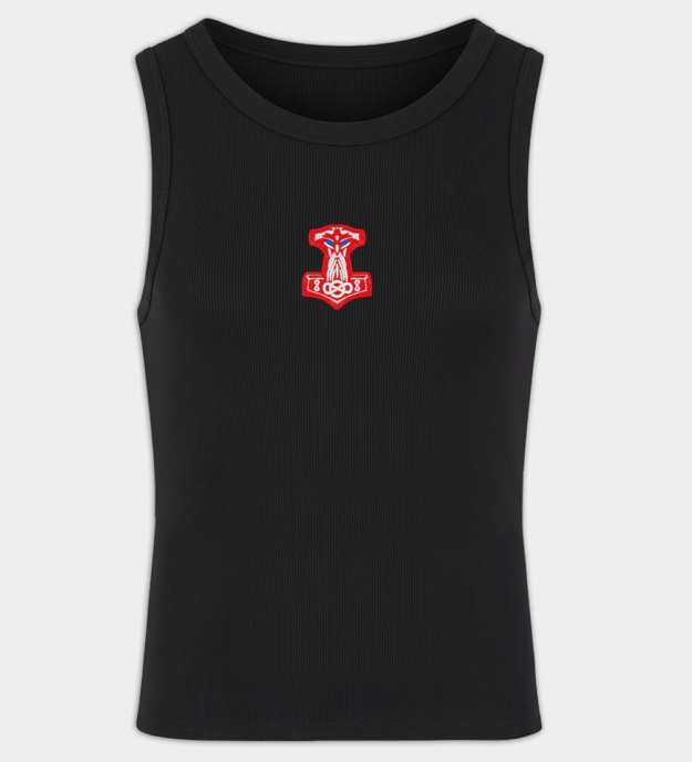 Thor's Hammer Embroidered Men's Tank Top
