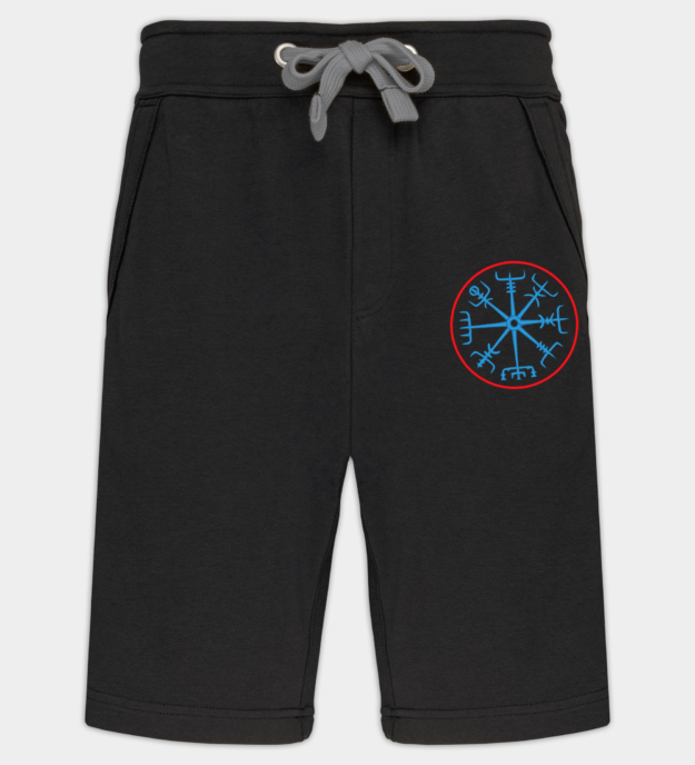 Vegvísir Embroidered Bermuda Shorts