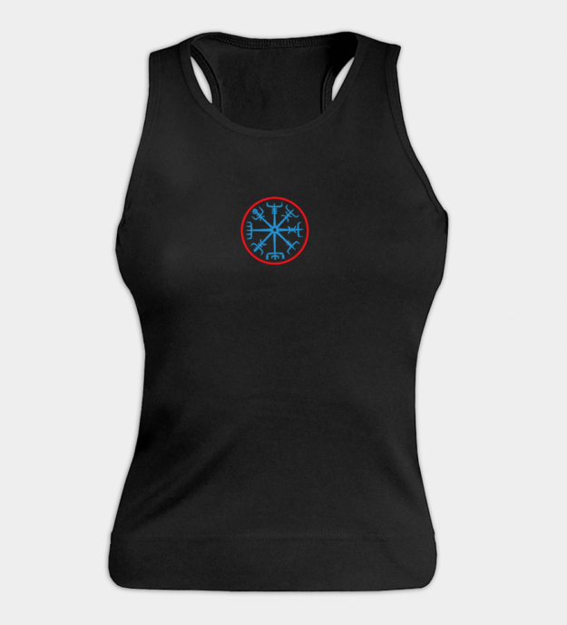 Vegvísir Embroidered Women's Tank Top
