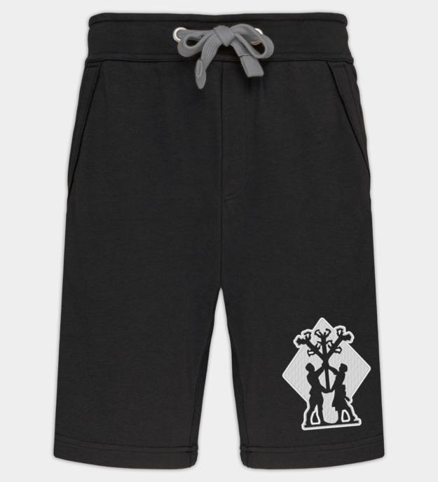 Algiz Life Rune Embroidered Bermuda Shorts