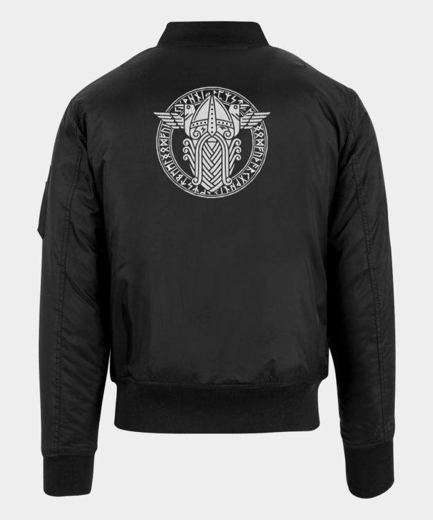 Odin / Wotan Embroidered Bomber Jacket